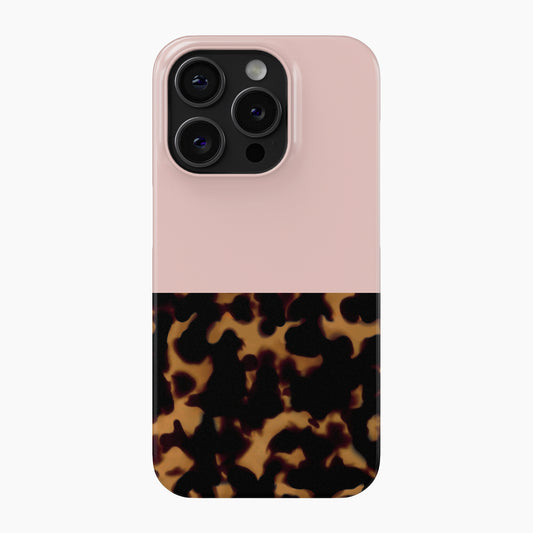 Pink Tortoise Shell - Snap Phone Case