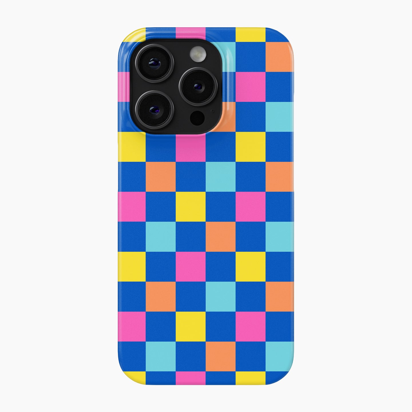 Bright Checkers - Snap Phone Case