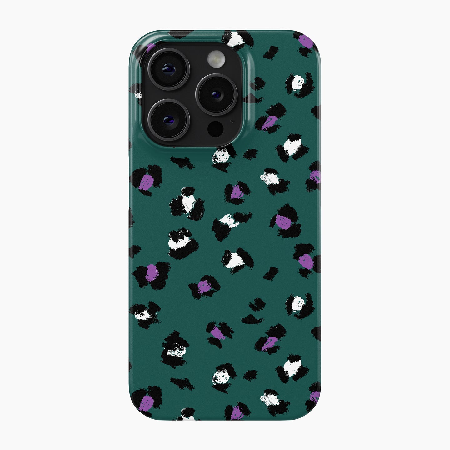 Green Leopard - Snap Phone Case