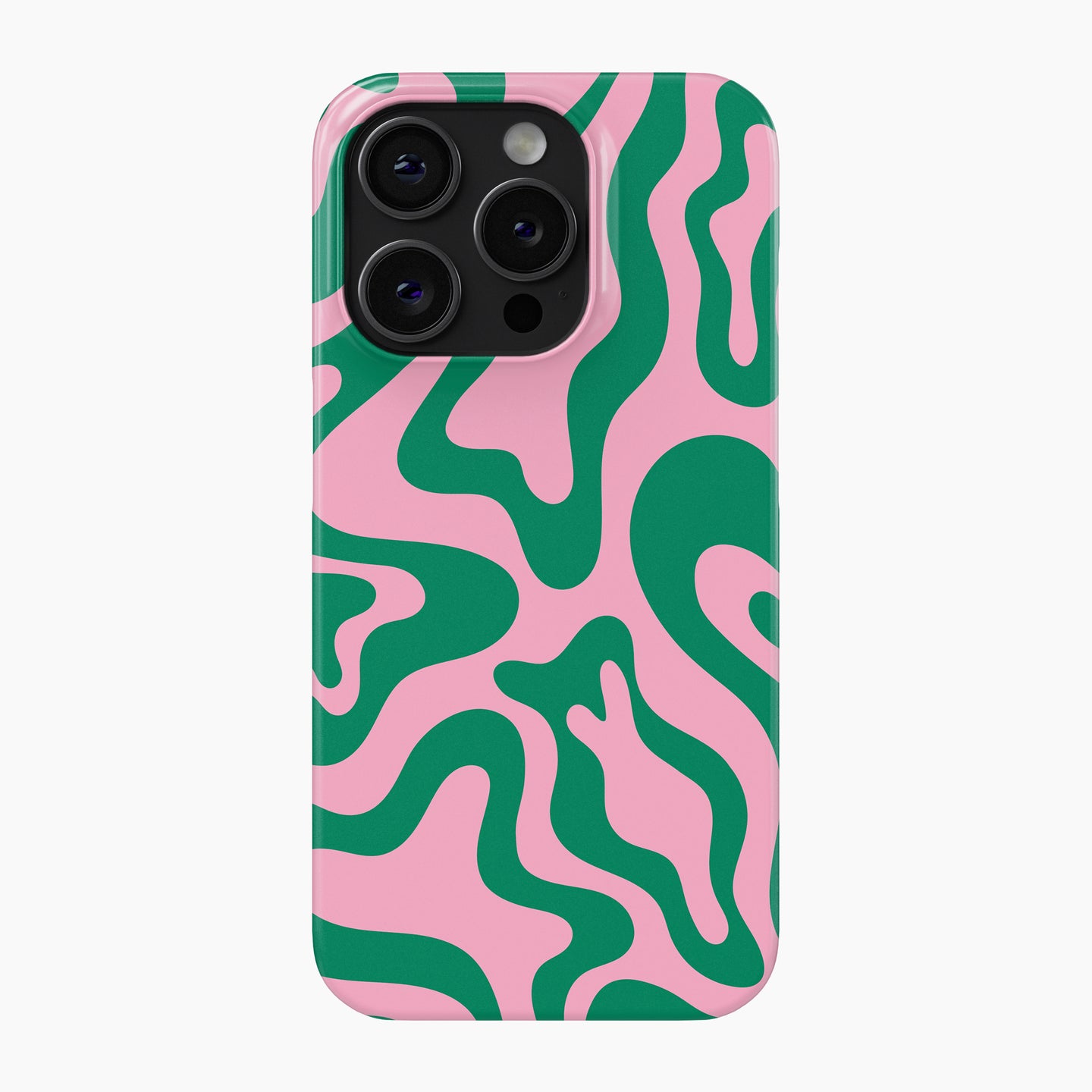 Pink & Green Lines - Snap Phone Case