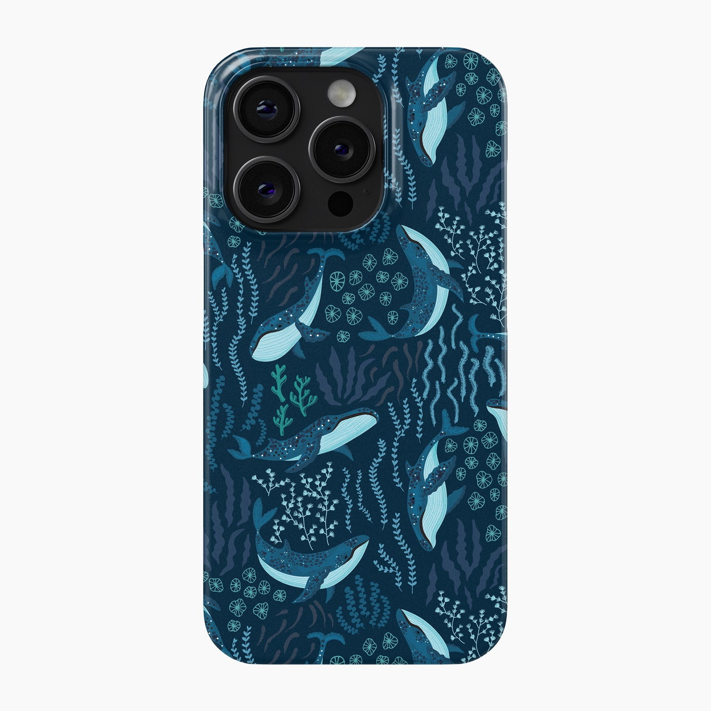Dancing Whales - Snap Phone Case