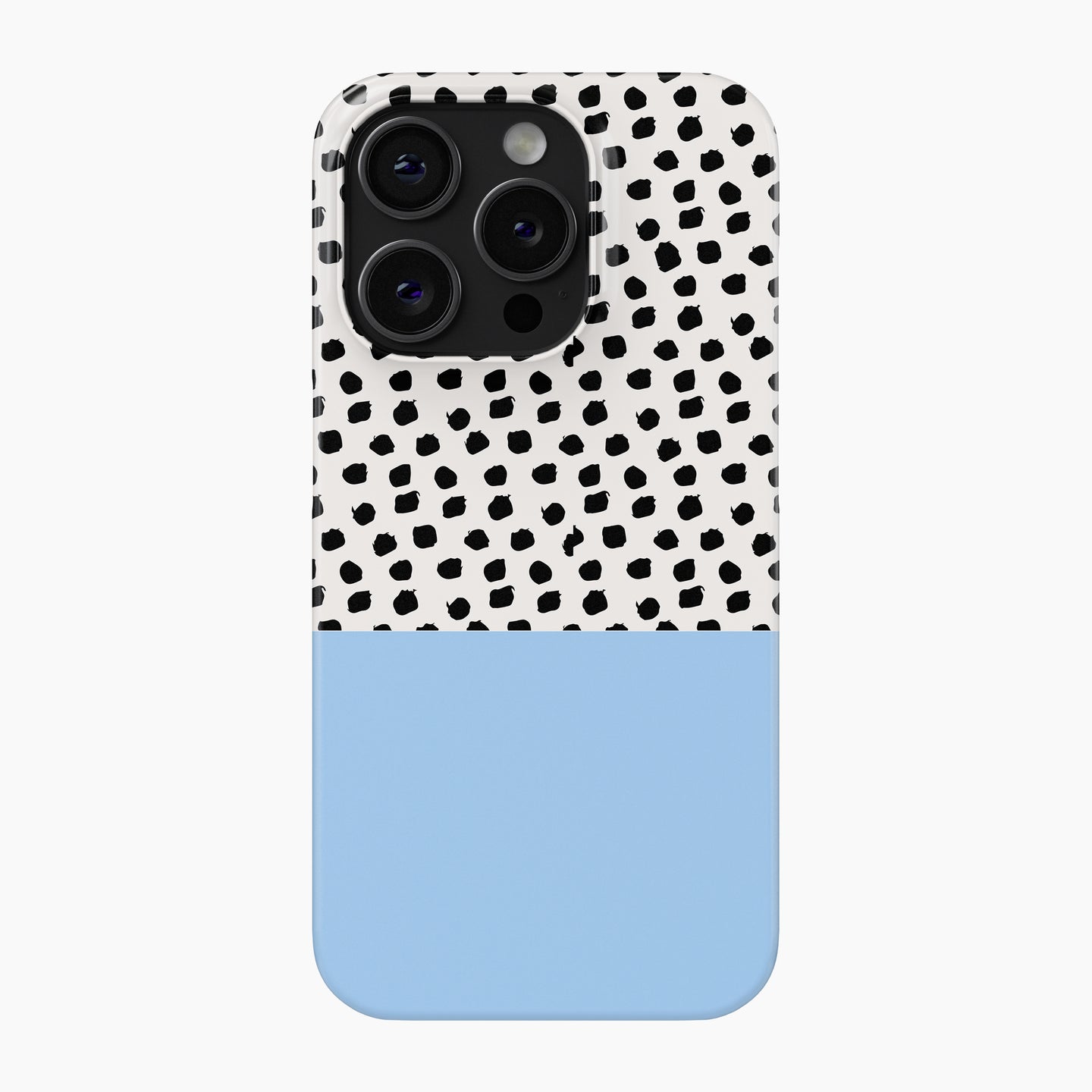 Sky Blue Polka Dot - Snap Phone Case