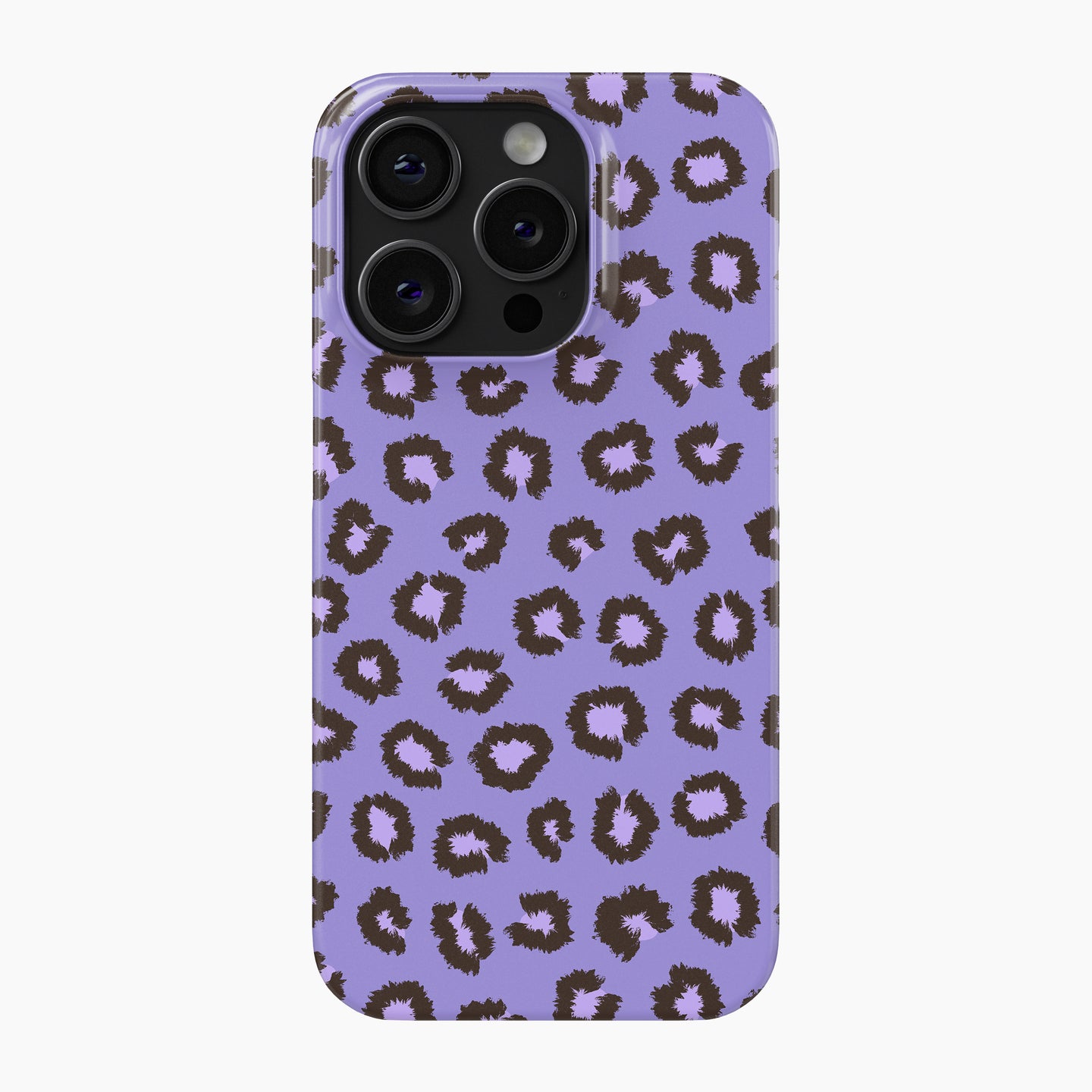 Purple Leopard - Snap Phone Case