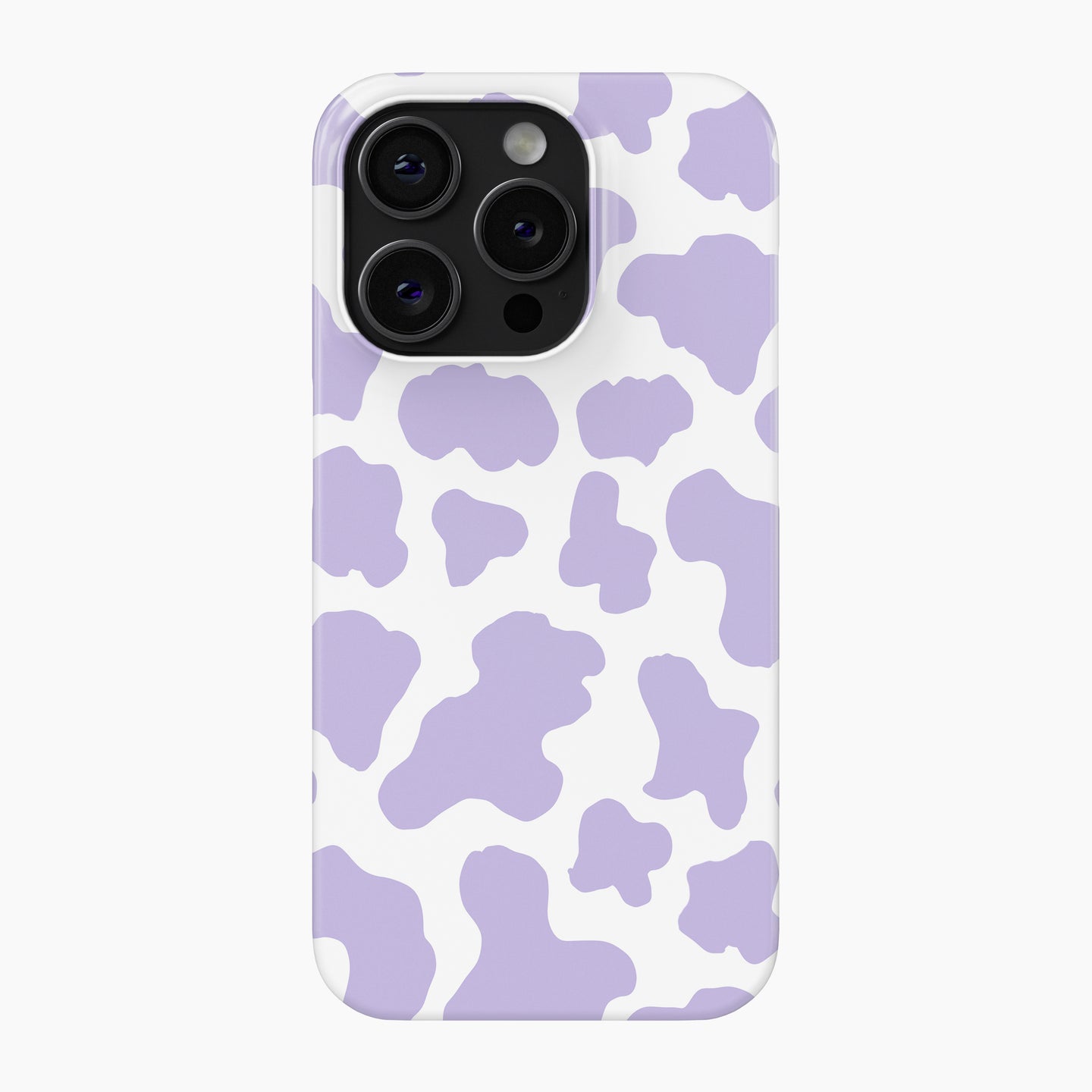 Purple Cow Print - Snap Phone Case