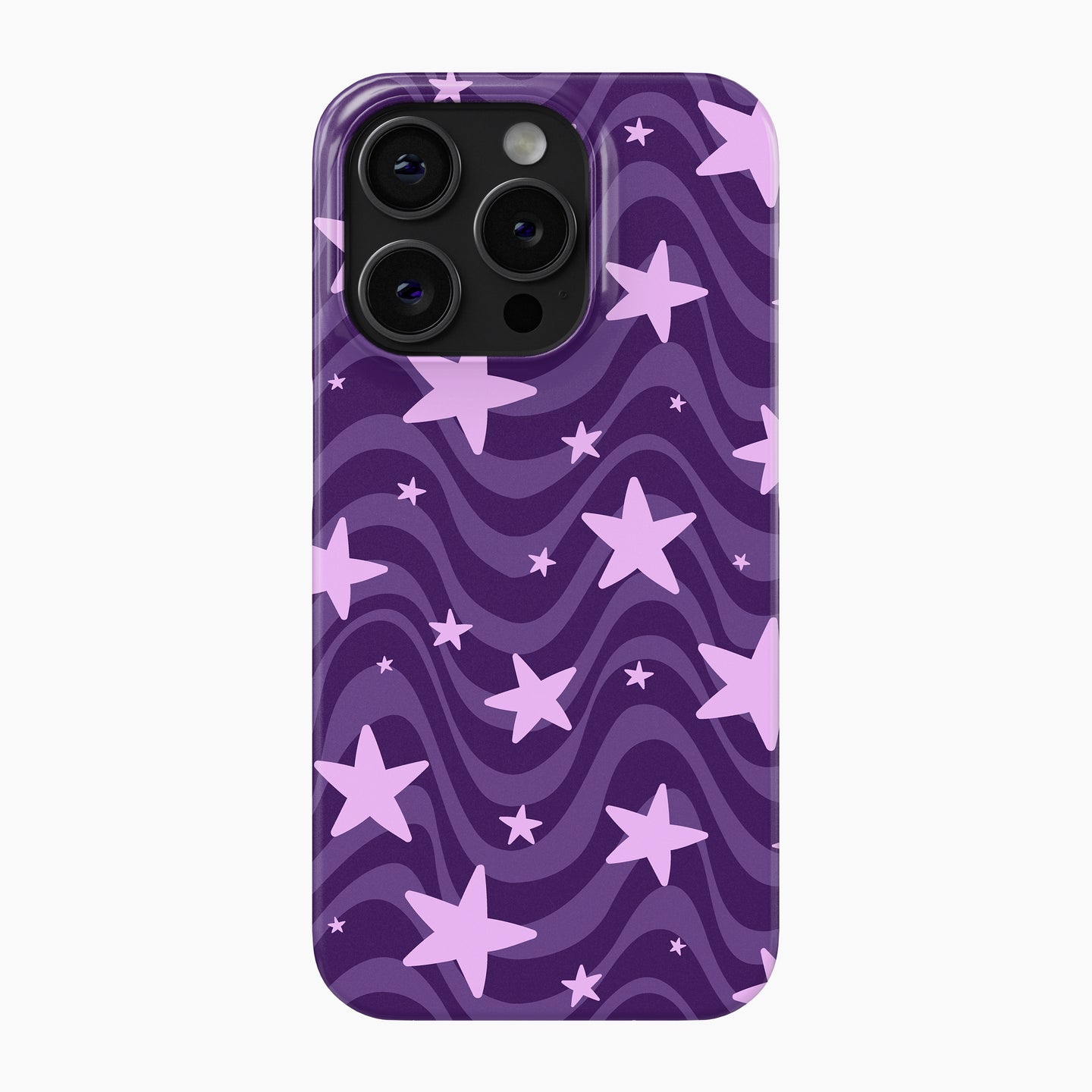 Purple Stars - Snap Phone Case