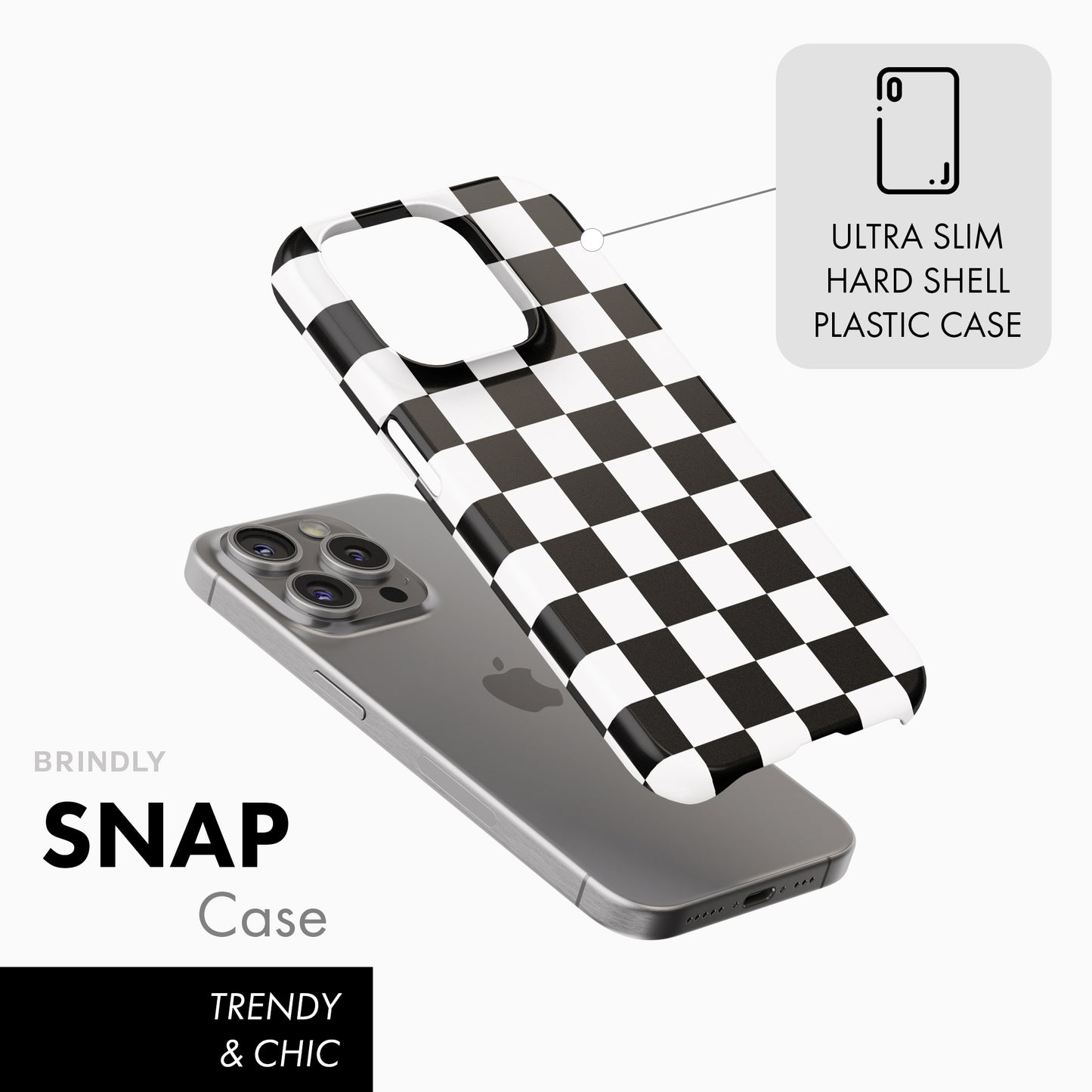 Checkered - Snap Phone Case