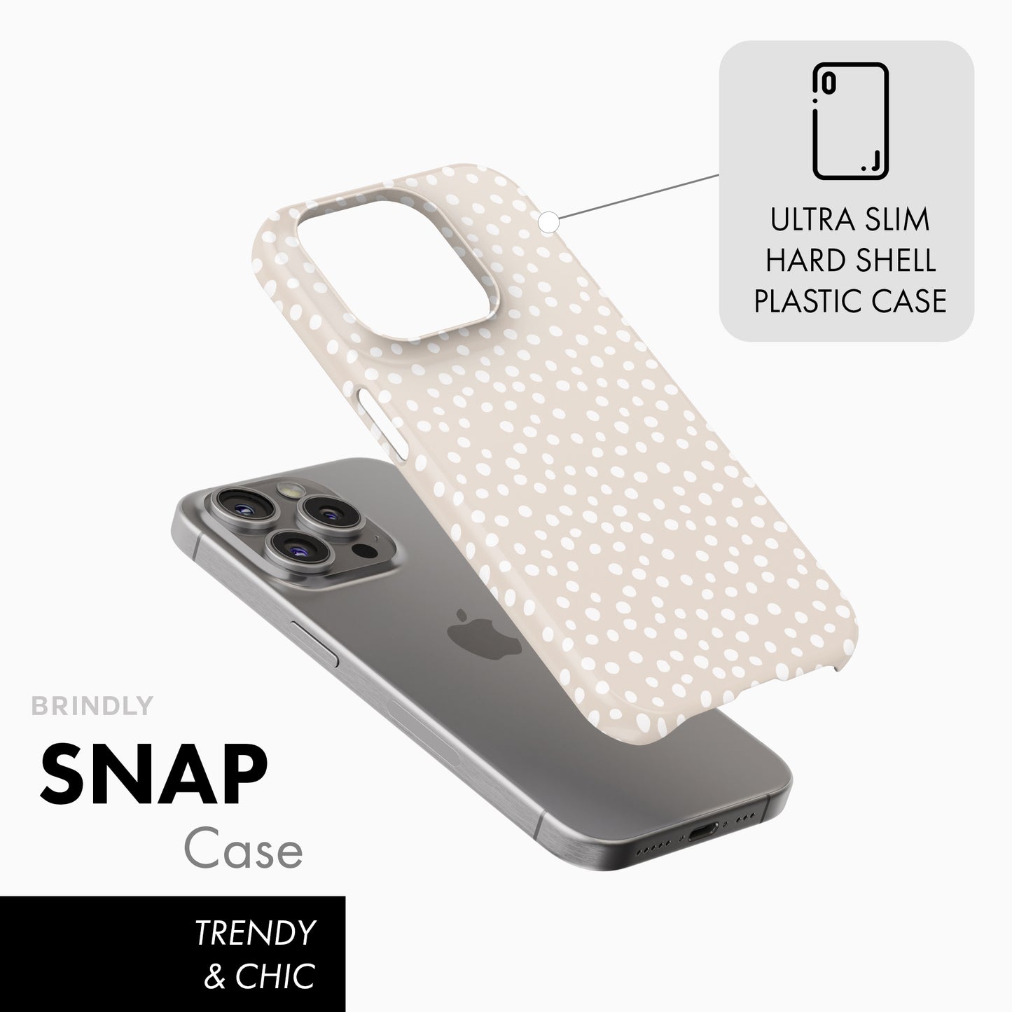 Honey Polka Dot - Snap Phone Case