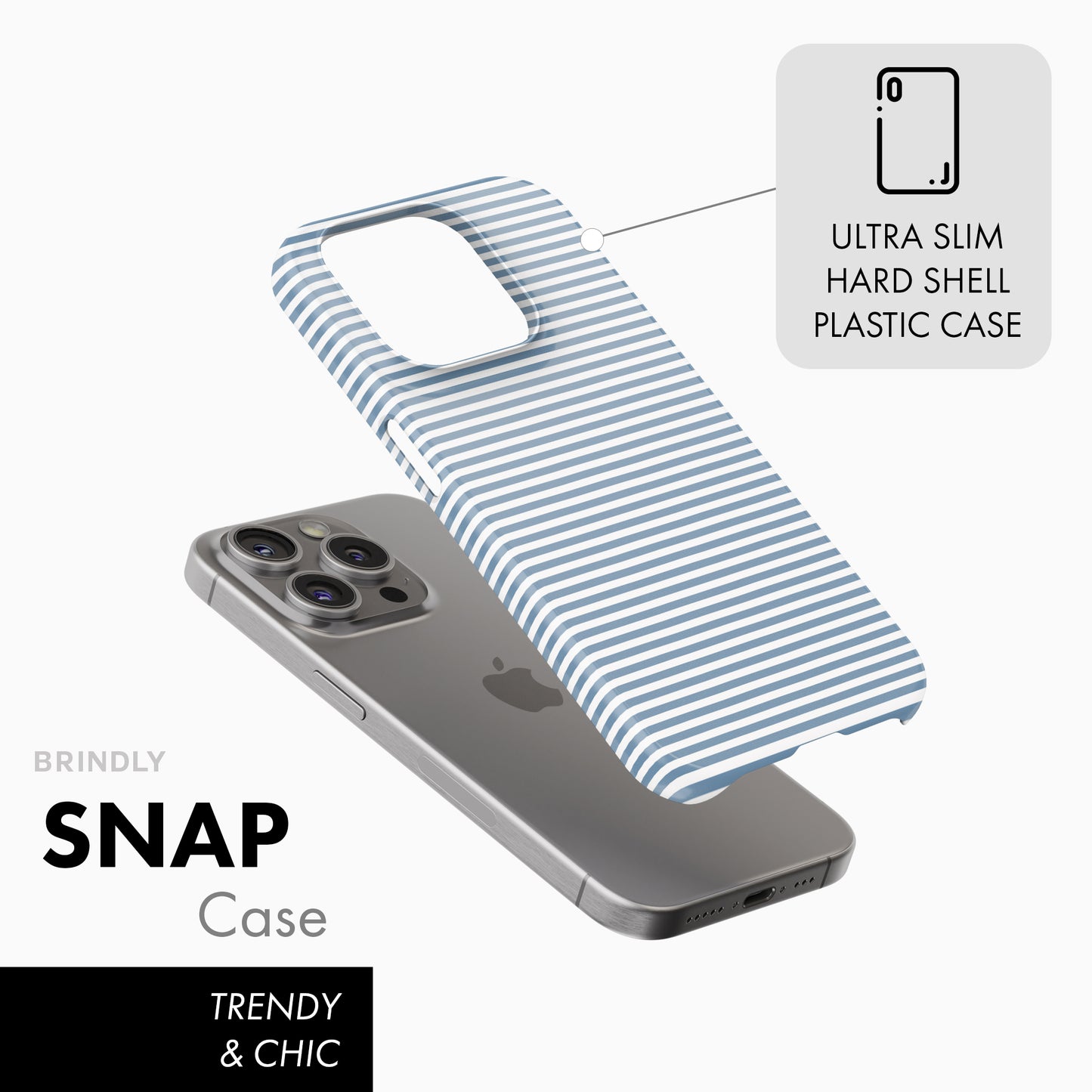 French Stripe - Snap Phone Case