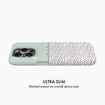 Green Mini Dots - Snap Phone Case