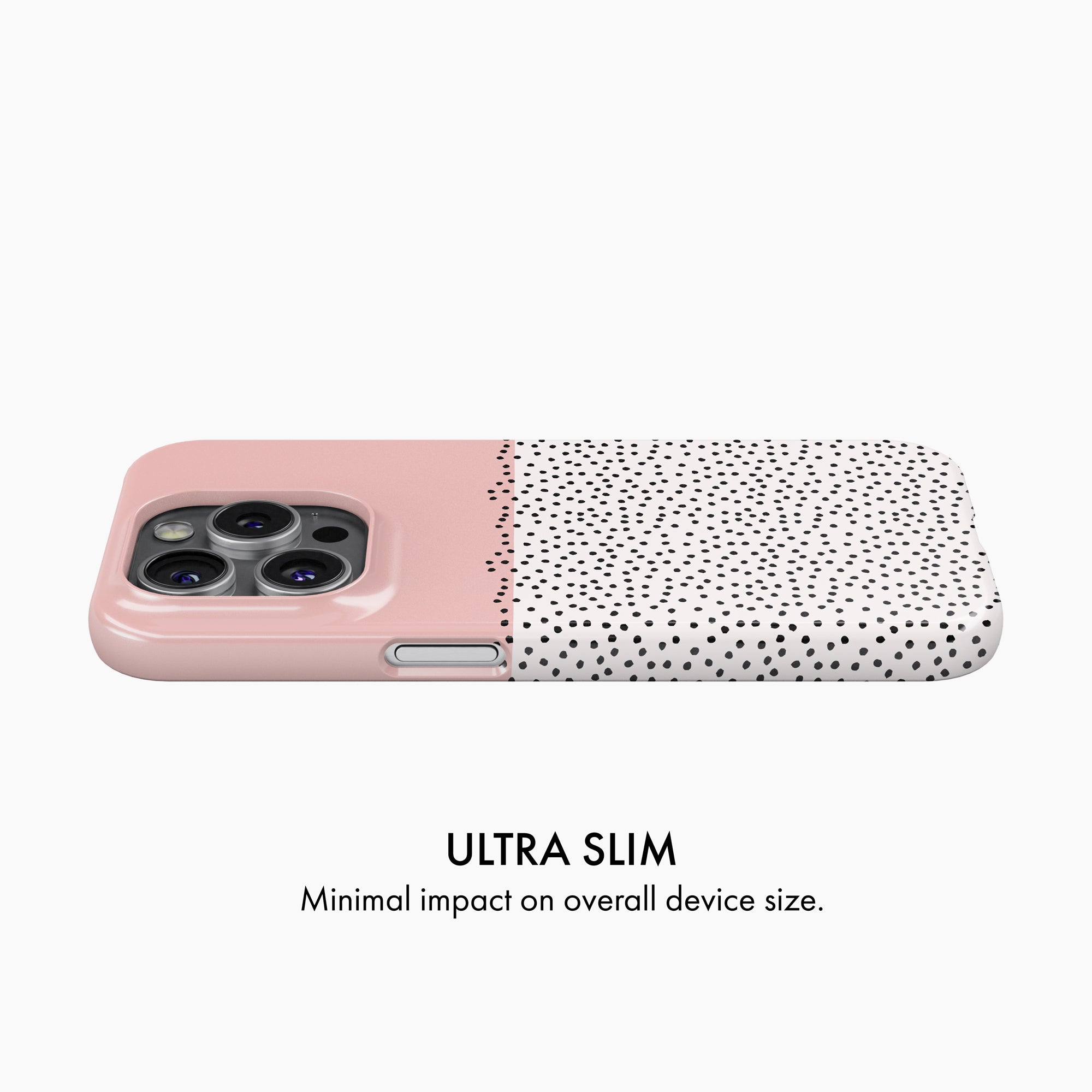 Blush Pink Mini Dots - Snap Phone Case
