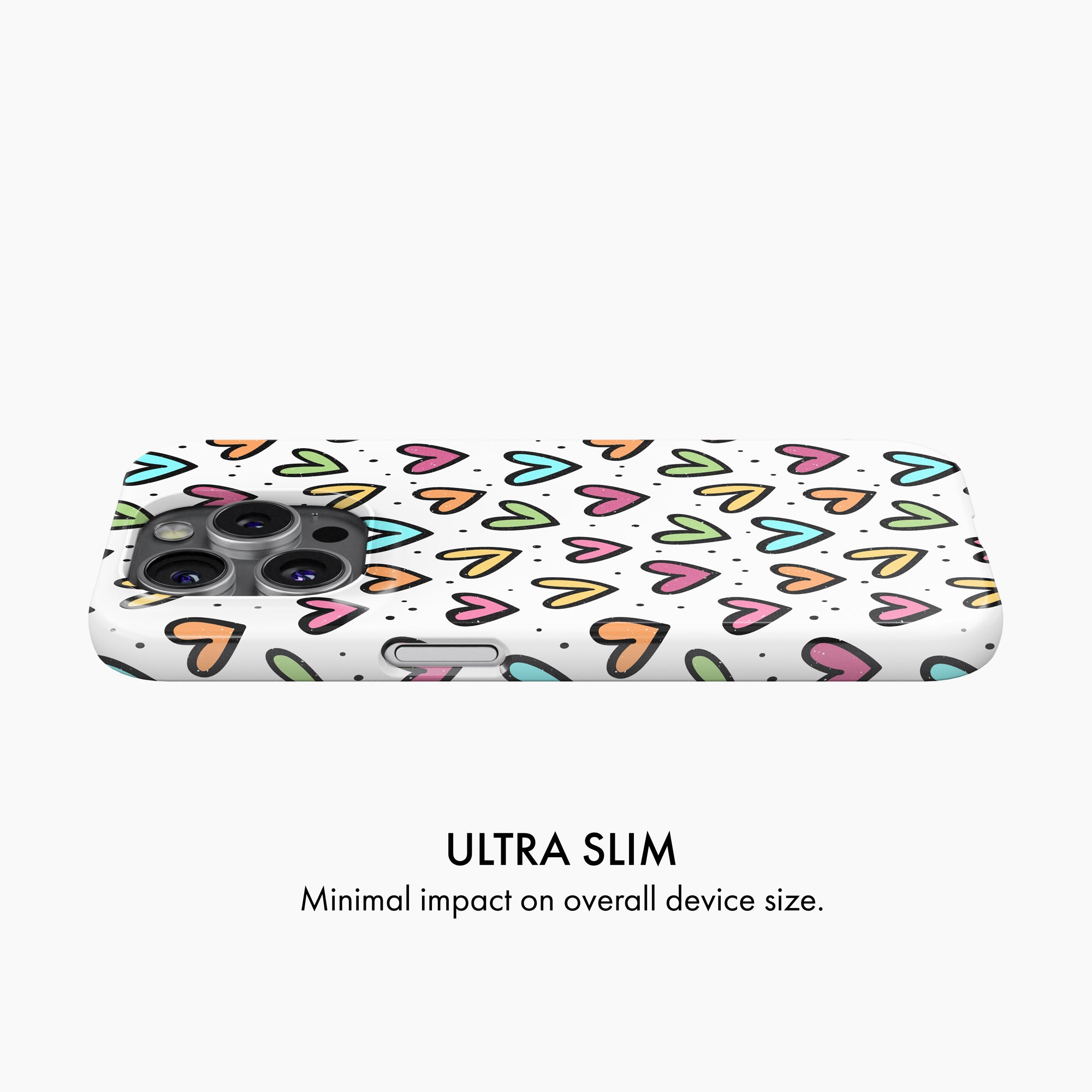 Colourful Hearts - Snap Phone Case