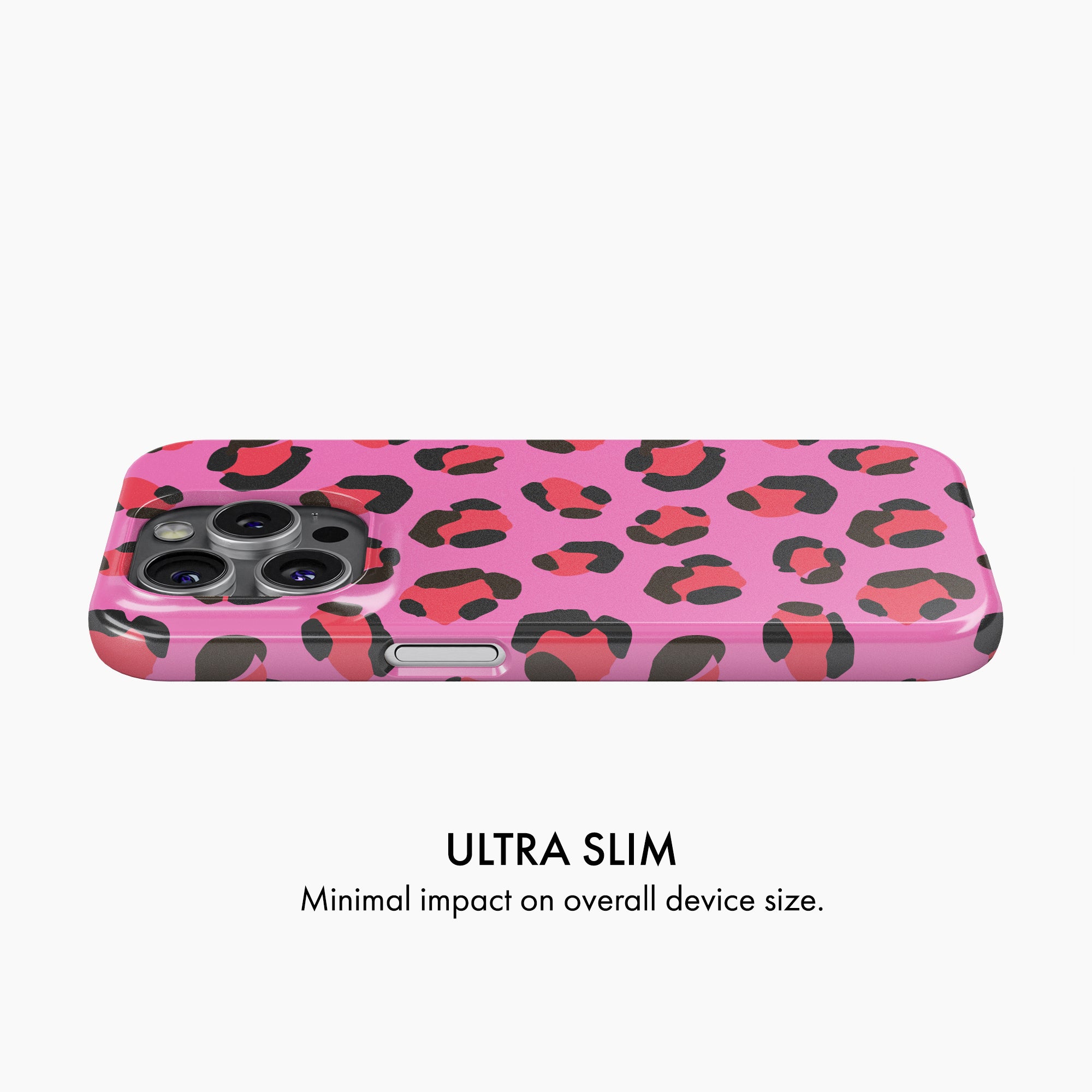 Pink & Red Leopard - Snap Phone Case