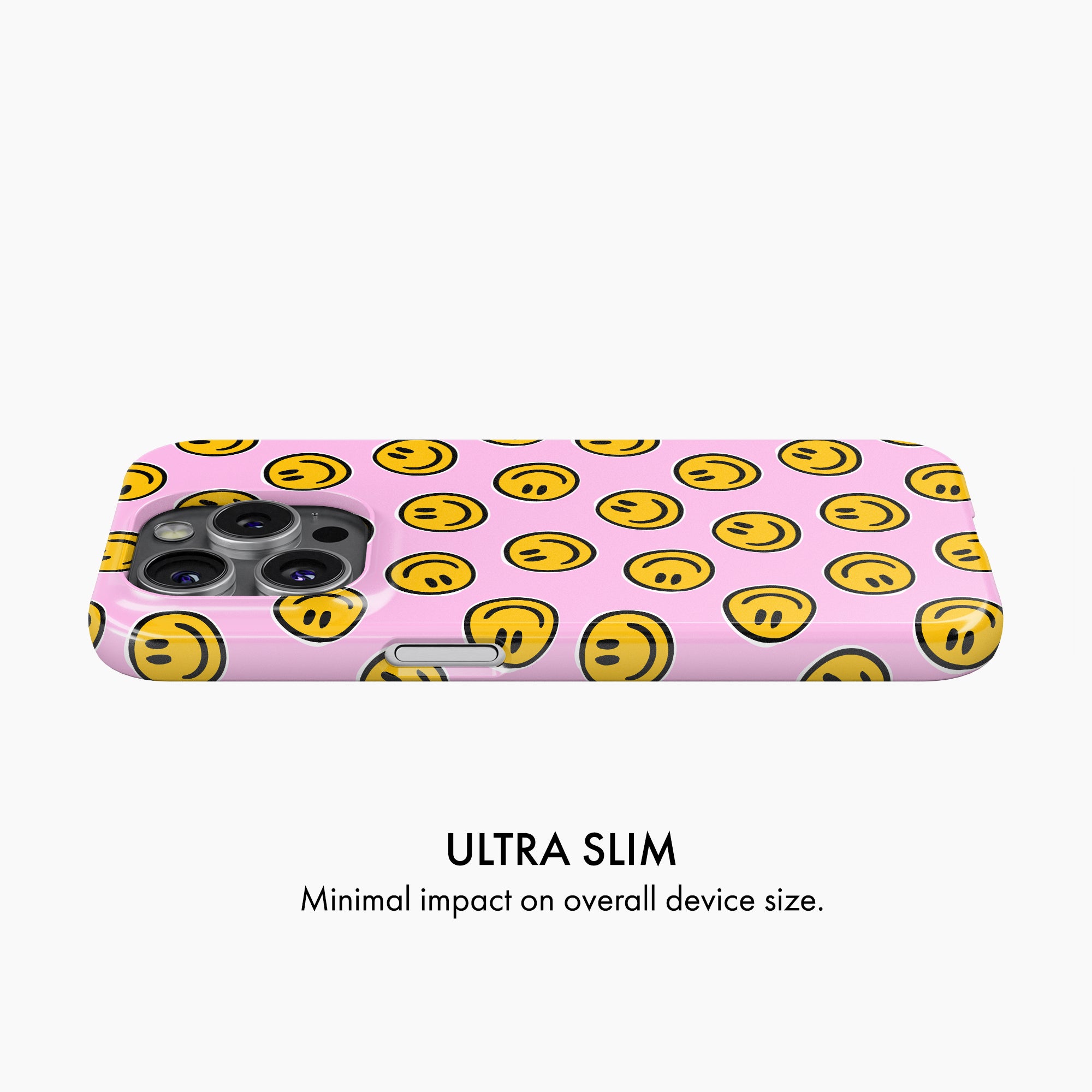 Pink Smiley - Snap Phone Case