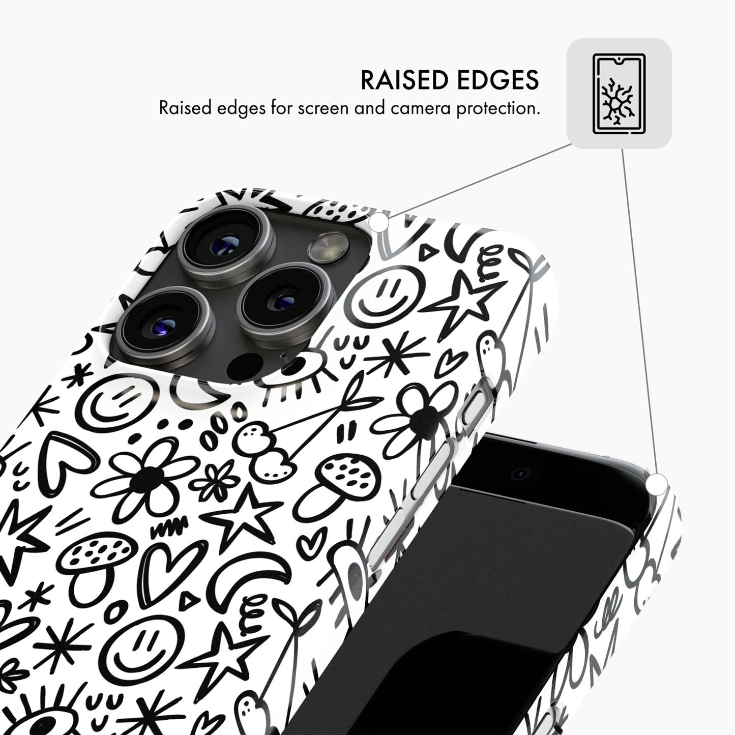 Cute Doodle - Snap Phone Case