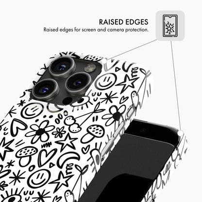 Cute Doodle - Snap Phone Case