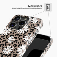 Leopard Daisy - Snap Phone Case