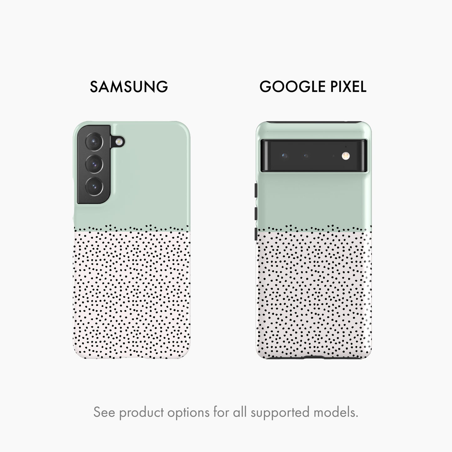 Green Mini Dots - Snap Phone Case