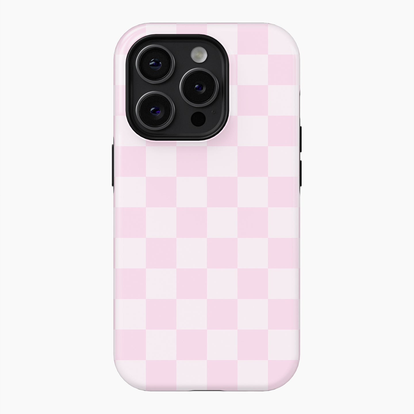 Pastel Pink Check - Tough Phone Case