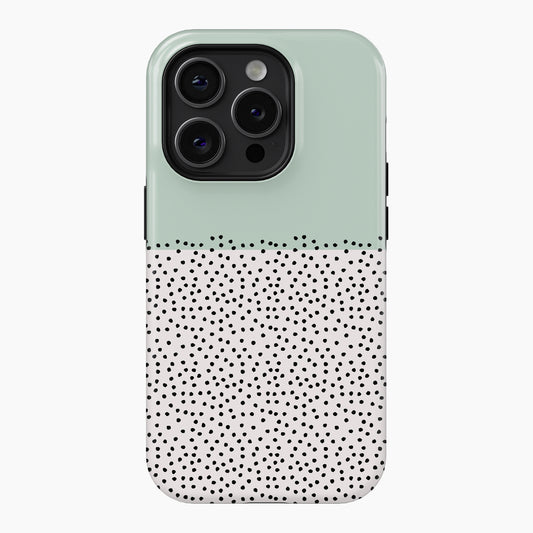 Green Mini Dots - Tough Phone Case
