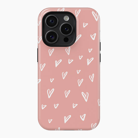 Blush Hearts - Tough Phone Case