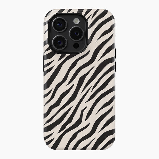 Ivory Zebra - Tough Phone Case