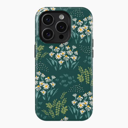 Emerald Green Meadow - Tough Phone Case