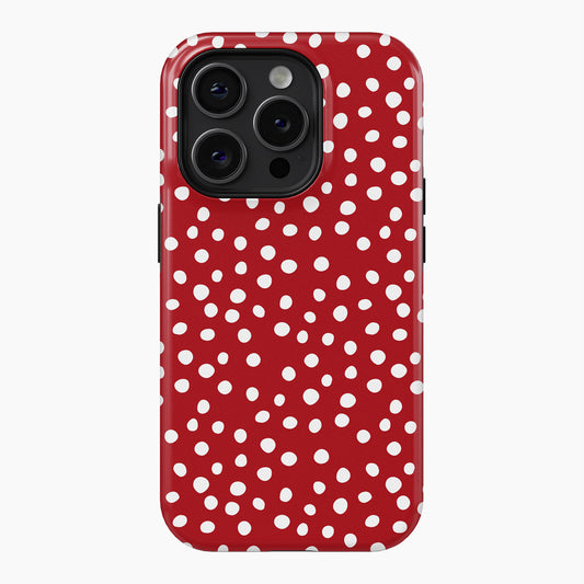 Red Polka Dot - Tough Phone Case (MagSafe)