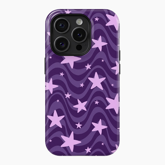 Purple Stars - Tough Phone Case (MagSafe)