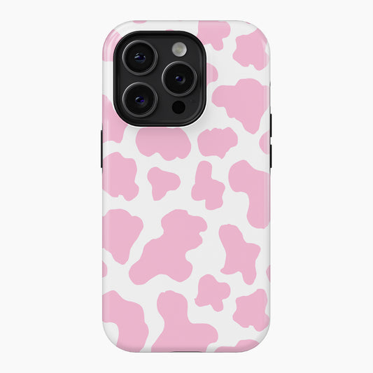 Pink Cow Print - Tough Phone Case (MagSafe)