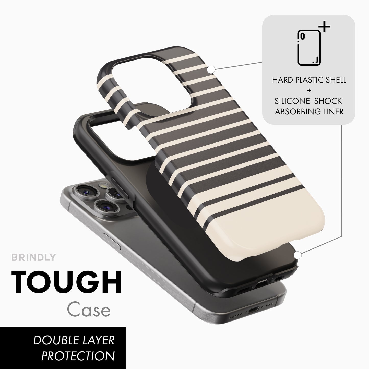 Designer Stripe - Tough Phone Case