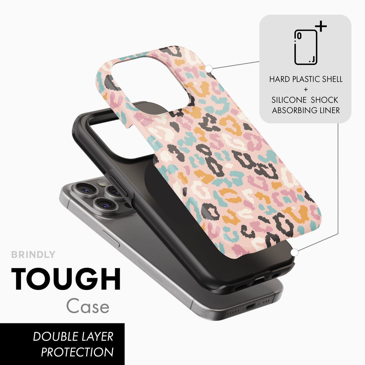 Pastel Cheetah - Tough Phone Case