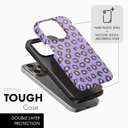 Purple Leopard - Tough Phone Case