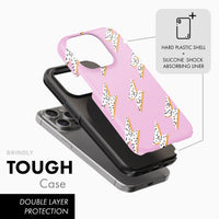 Pink Lightening - Tough Phone Case