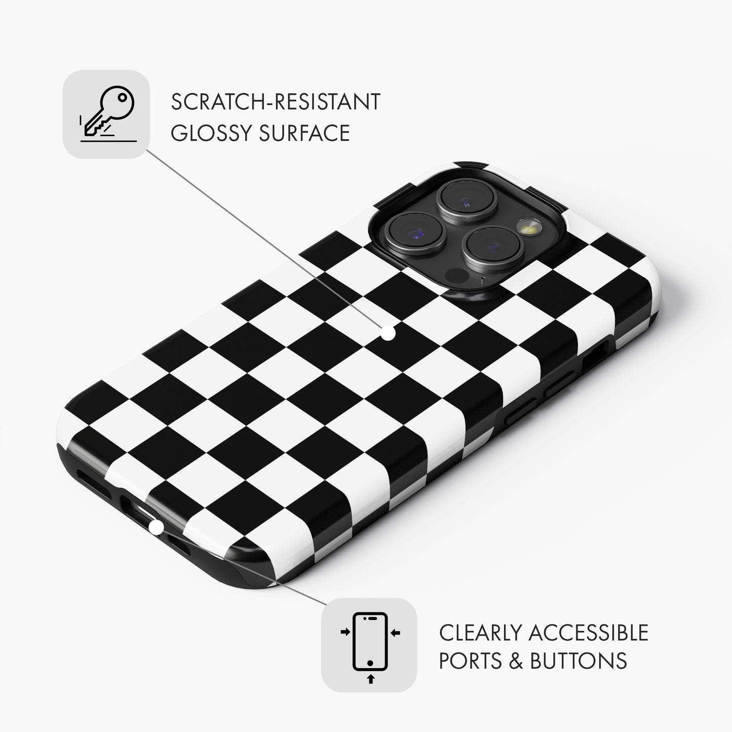 Checkered - Tough Phone Case