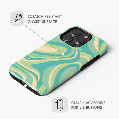 Groovy Baby Green - Tough Phone Case