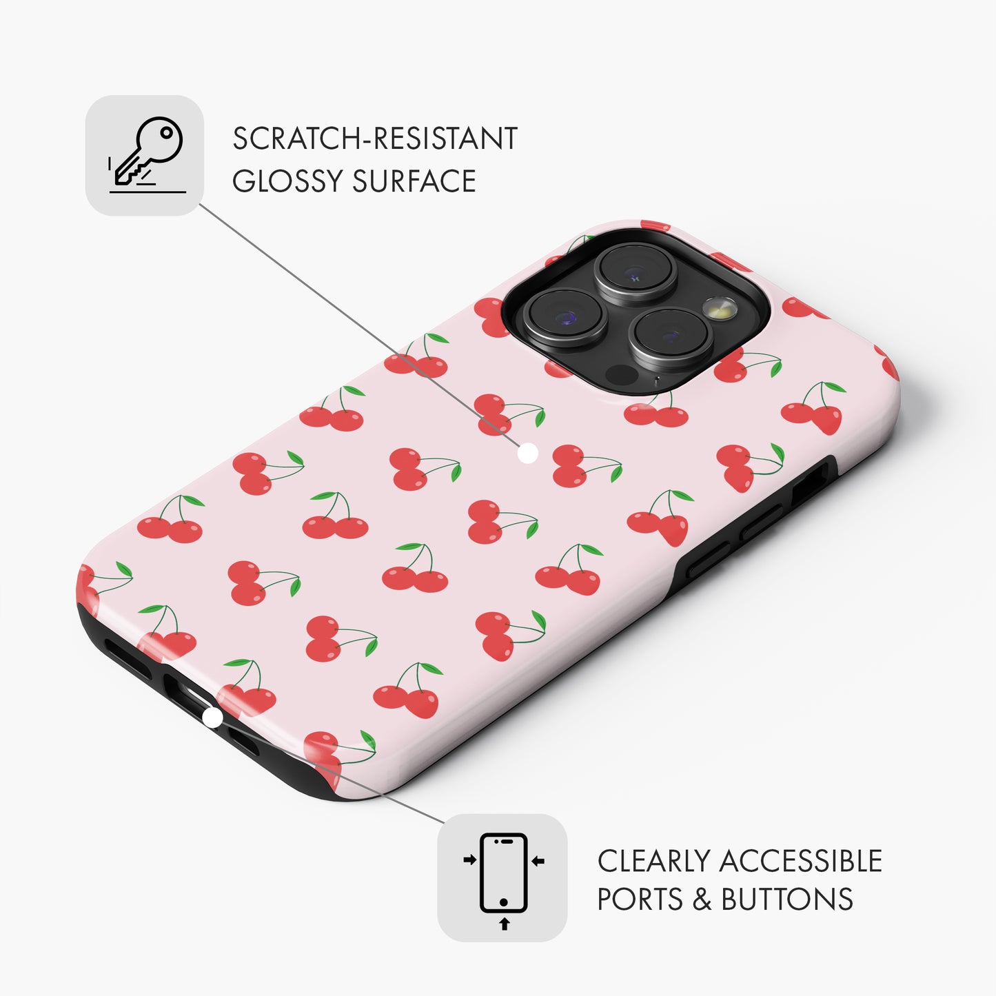 Cherry Sundae - Tough Phone Case