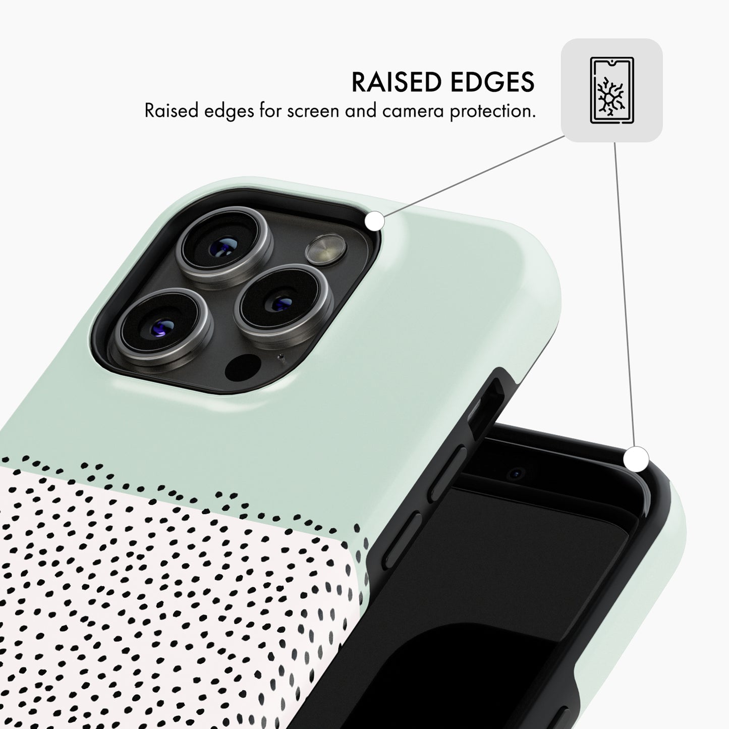 Green Mini Dots - Tough Phone Case (MagSafe)