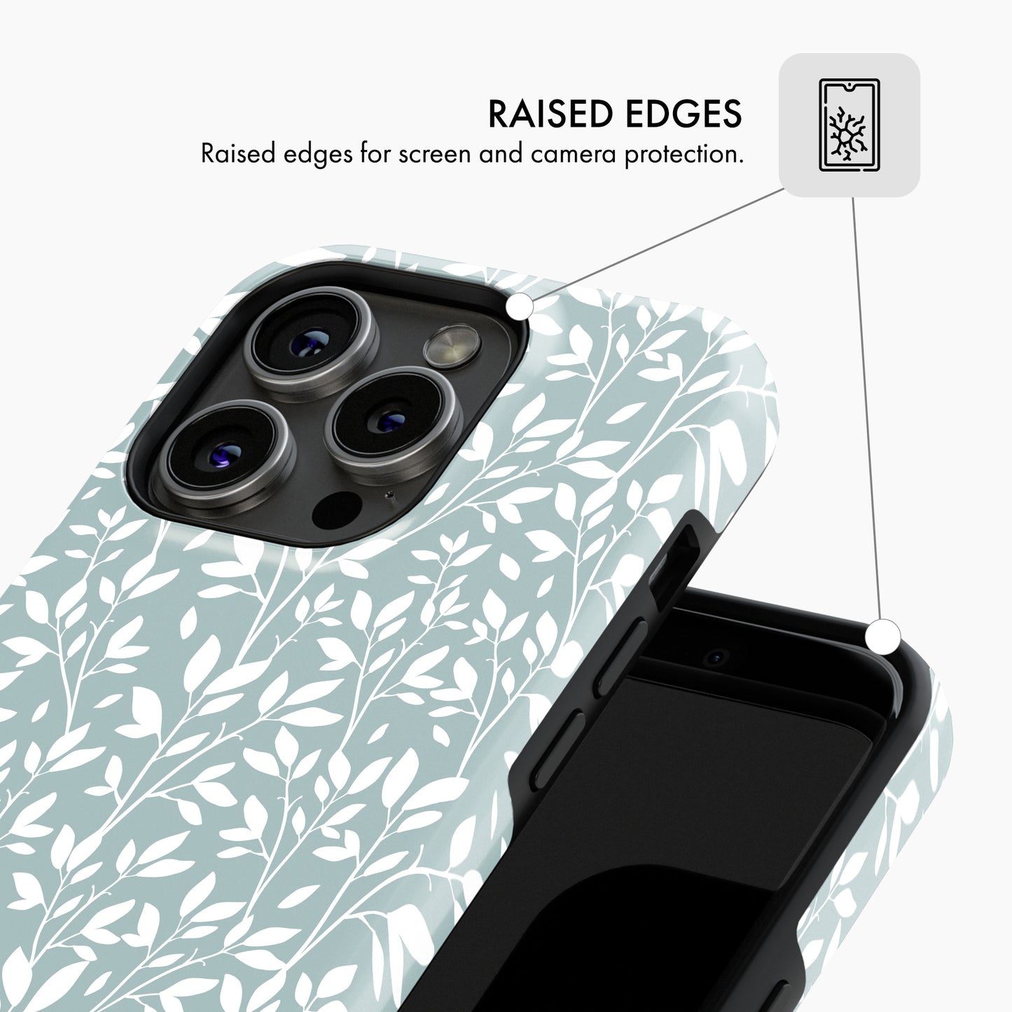 Duck Egg Floral - Tough Phone Case (MagSafe)