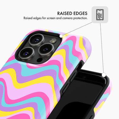 Wavy Rainbow - Tough Phone Case (MagSafe)