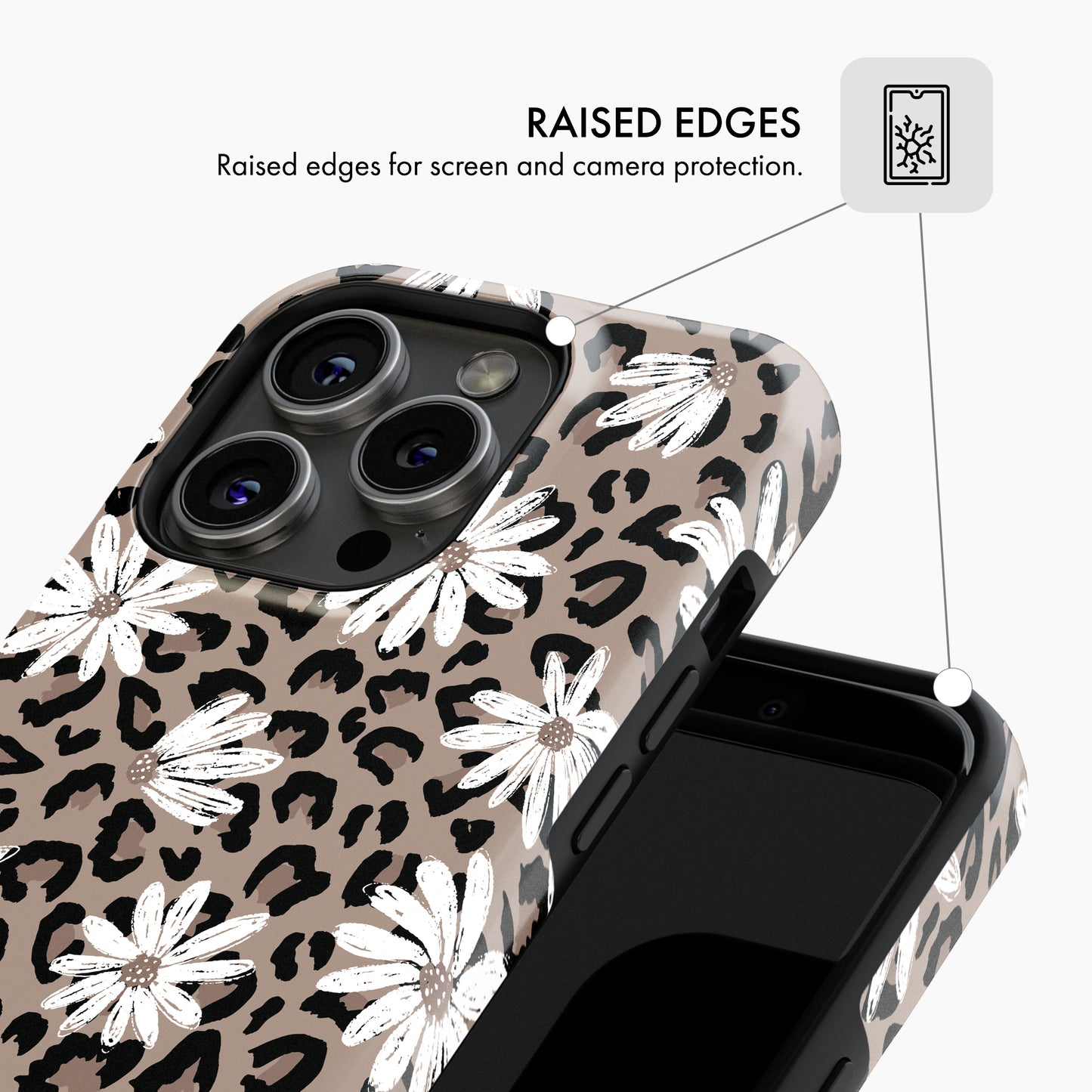 Leopard Daisy - Tough Phone Case (MagSafe)