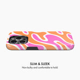 Pink & Orange Wave - Tough Phone Case