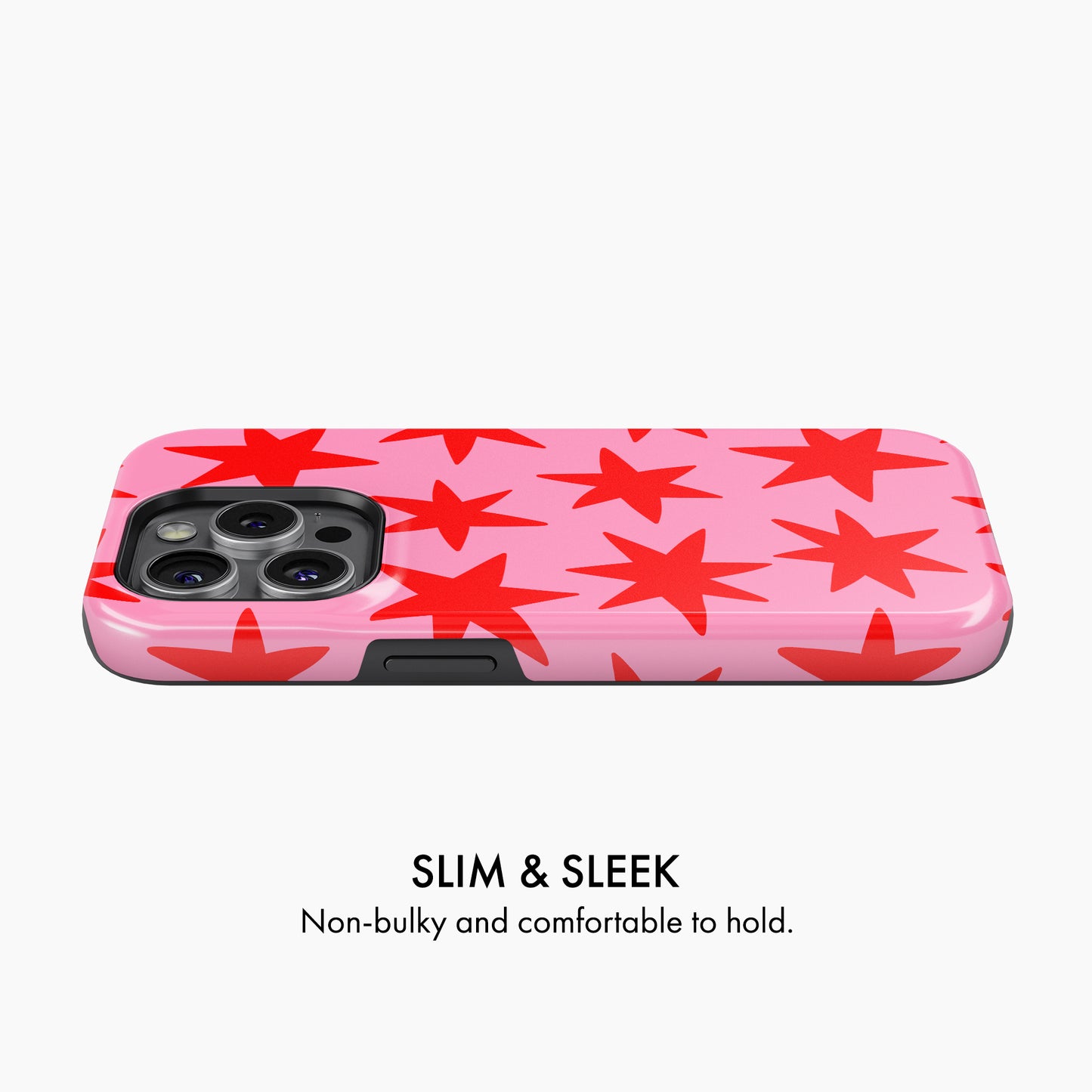 Pink & Red Stars - Tough Phone Case