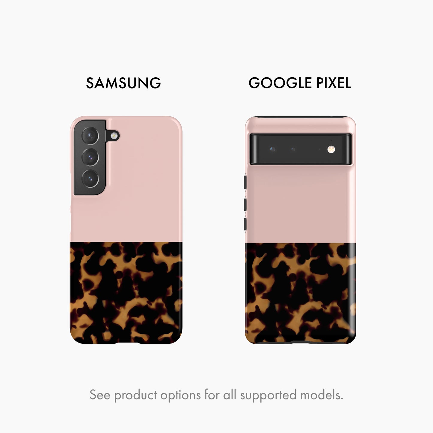 Pink Tortoise Shell - Tough Phone Case (MagSafe)