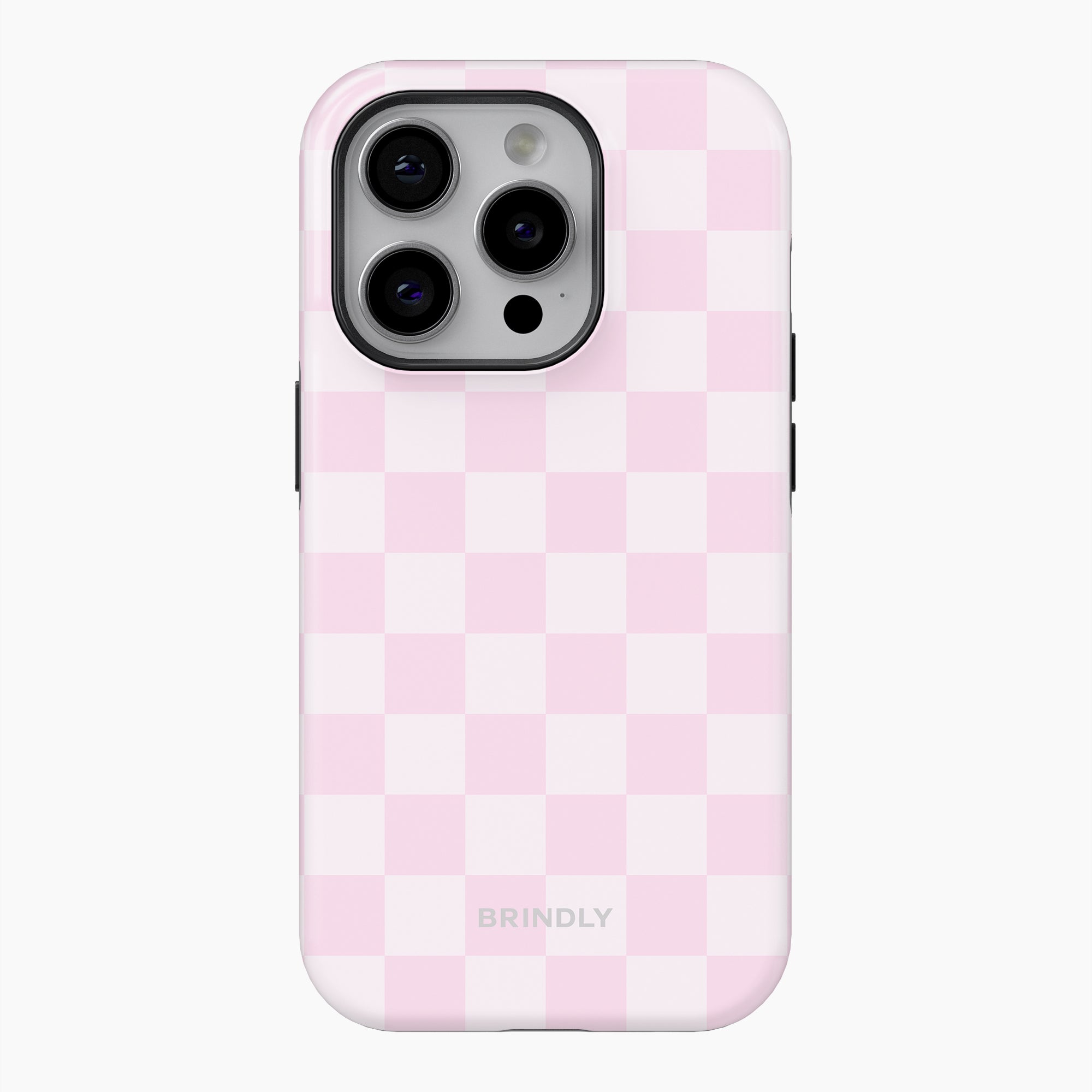 Pastel Pink Check - Tough Phone Case