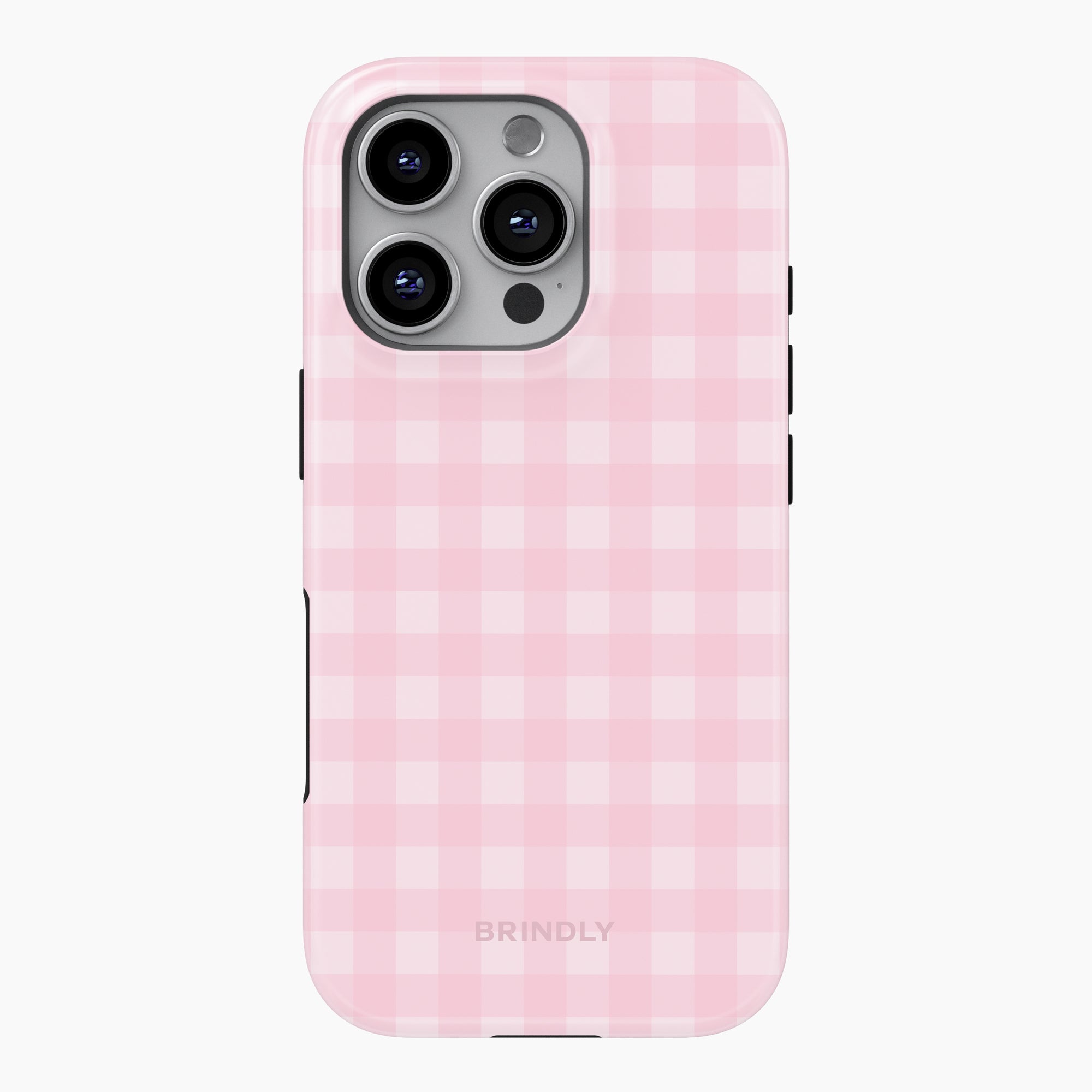 Pink Gingham Phone Case – Sunday Check Checkered Cottagecore Design iPhone 14 Pro Pink Gingham Phone Case – Sunday Check Checkered Cottagecore Design iPhone 14 Pro