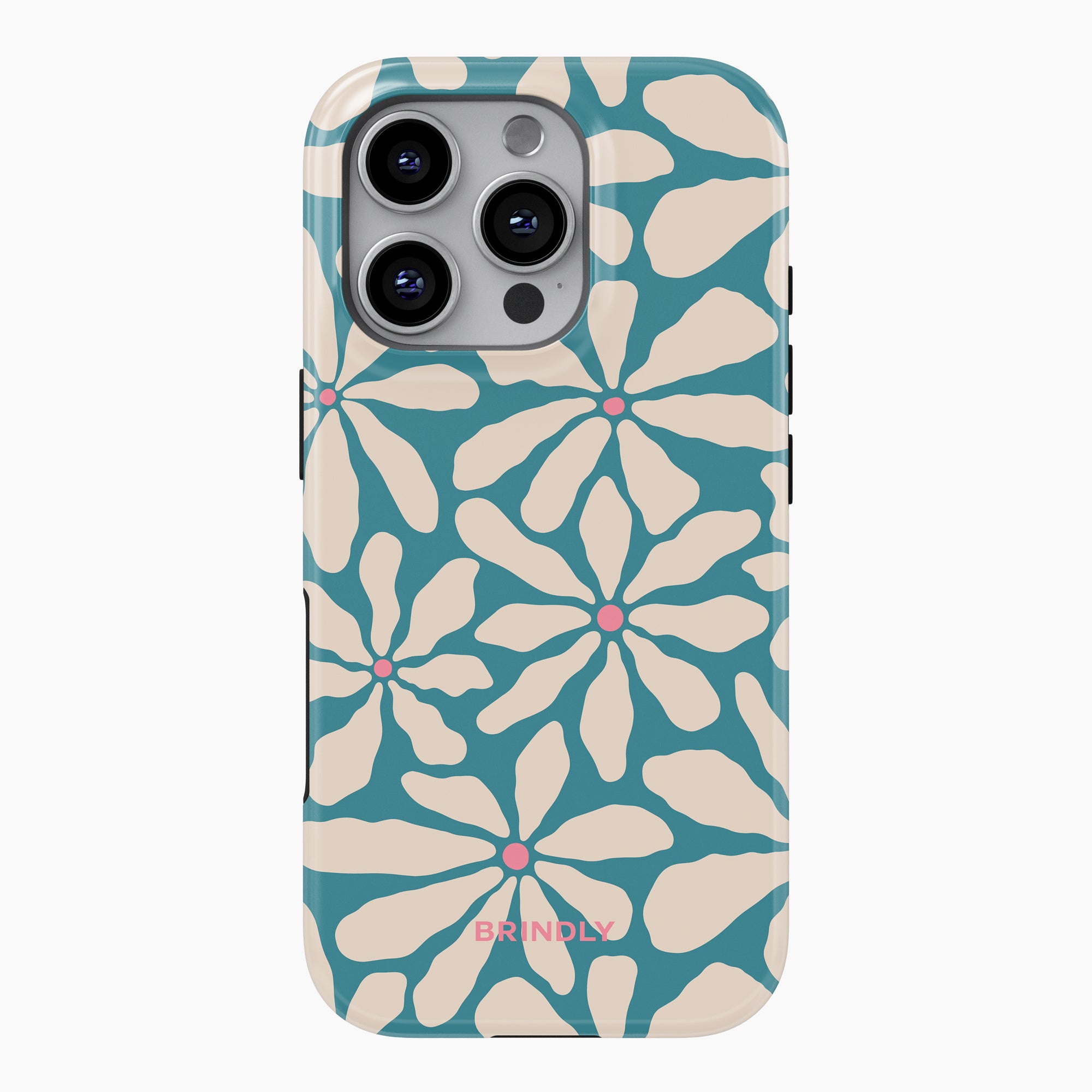Floral Phone Case – Island Bloom Tropical Cream Flower Design iPhone 14 Plus Floral Phone Case – Island Bloom Tropical Cream Flower Design iPhone 14 Plus