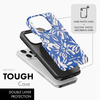 Wildflower Blue - Tough Phone Case