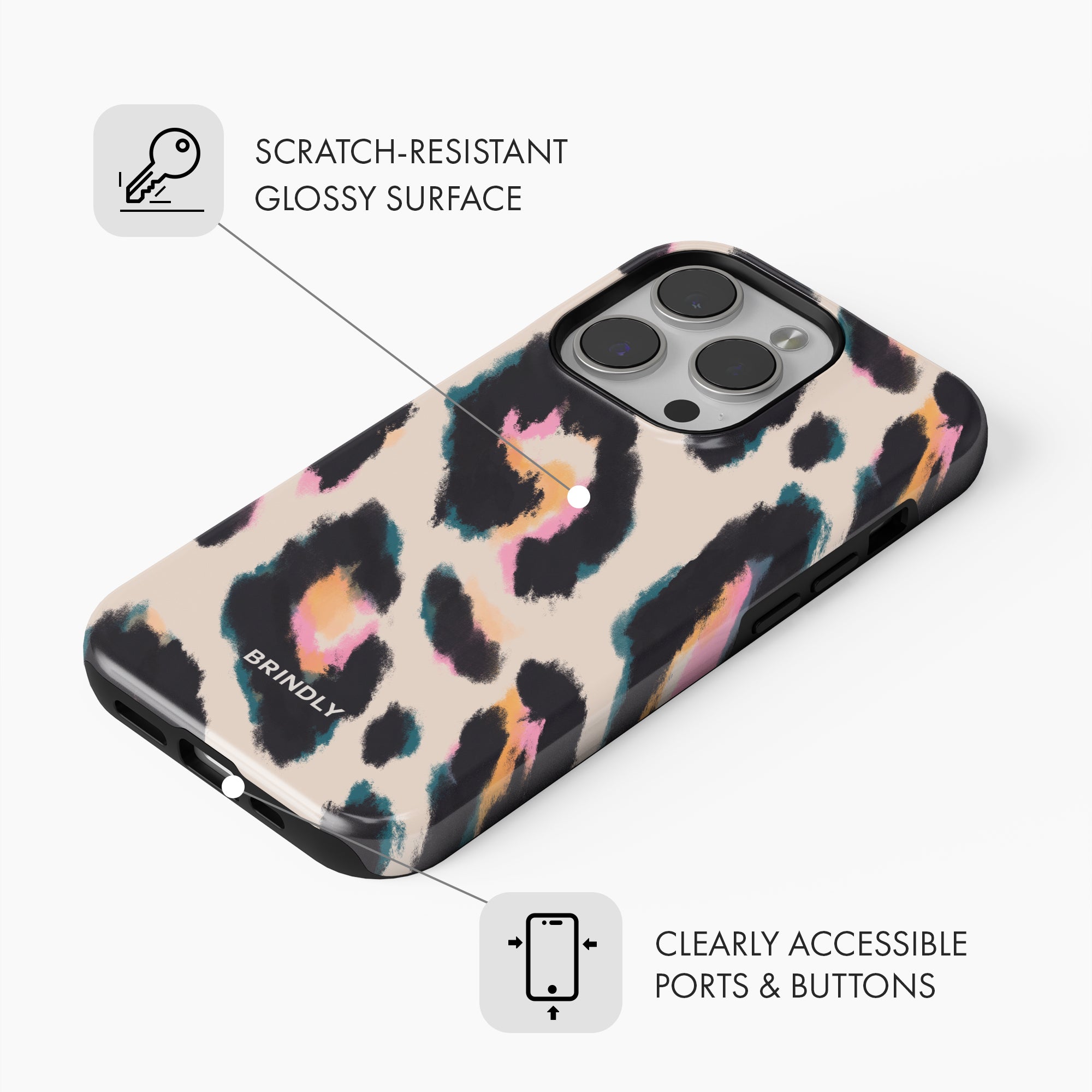 Trendy Leopard - Tough Phone Case