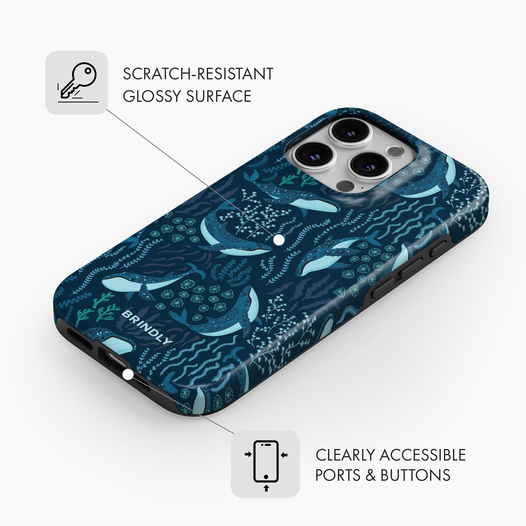 Ocean Waltz - Tough Phone Case