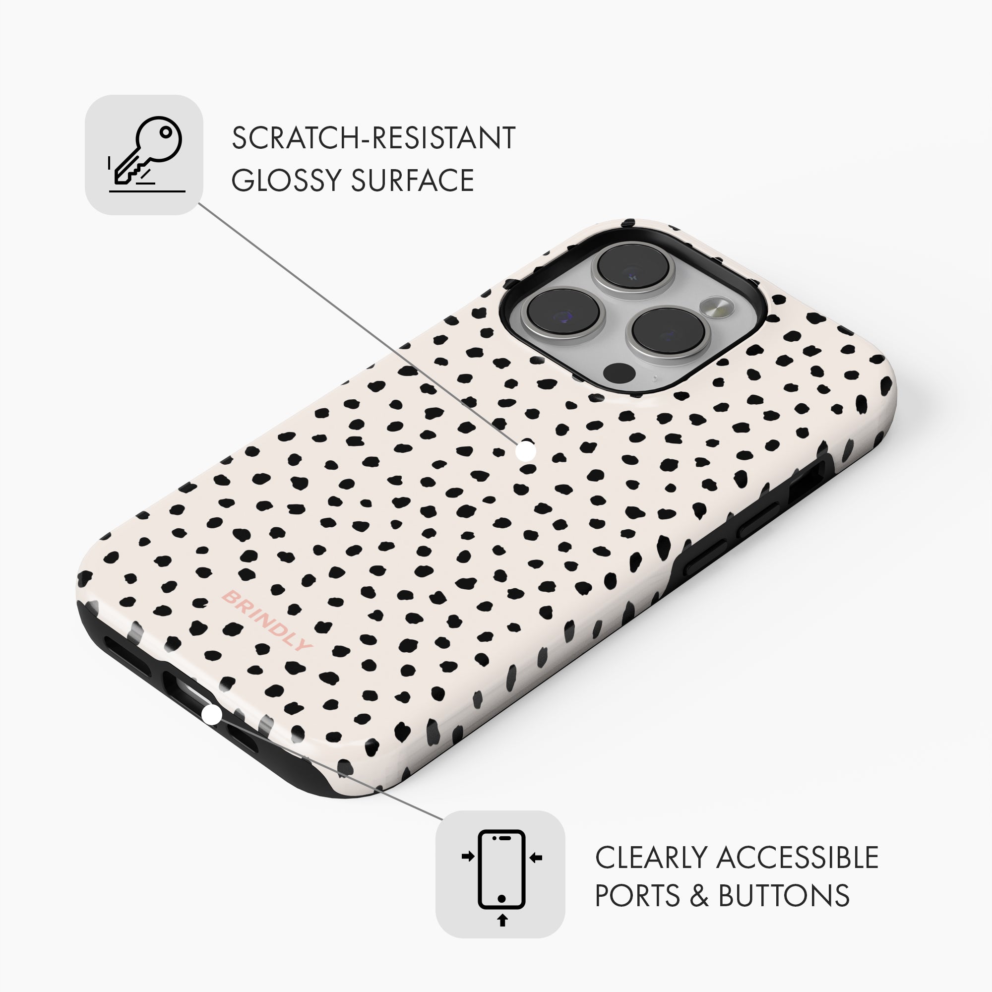 Dotted Charm - Tough Phone Case